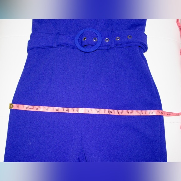 Haute Monde | Strapless Jumpsuit | Royal Blue | Small - Picture 9 of 9